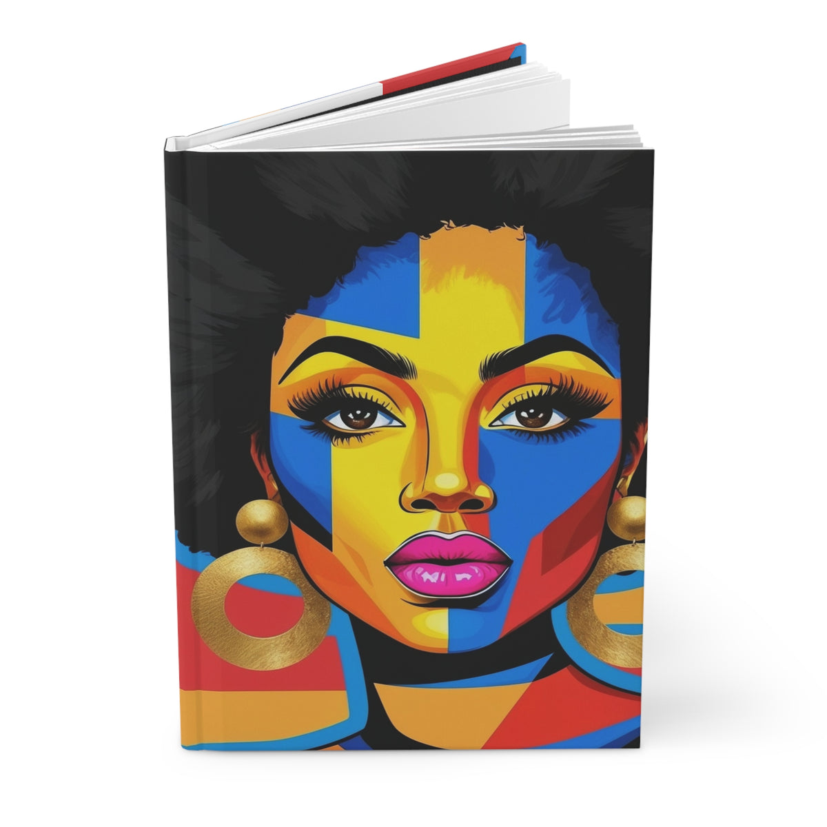 Black Woman Hardcover Journal