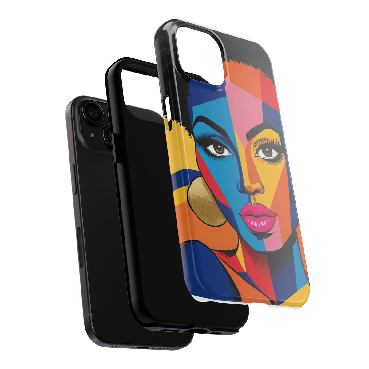 Black Woman Tough Phone Case