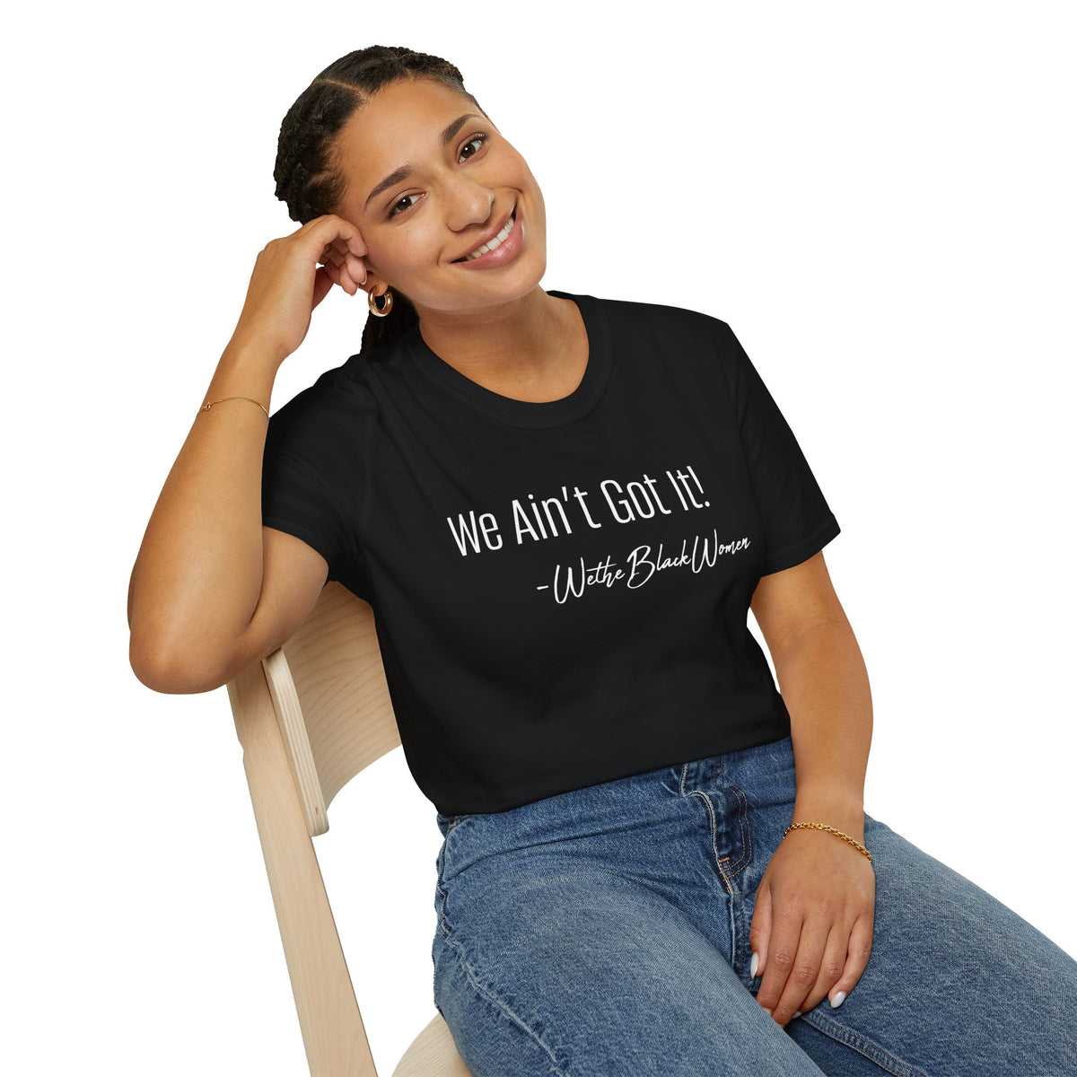 Empowerment Tee, Black Woman Support Shirt, Equality Activist Top, Social Justice Apparel, Feminist Clothing