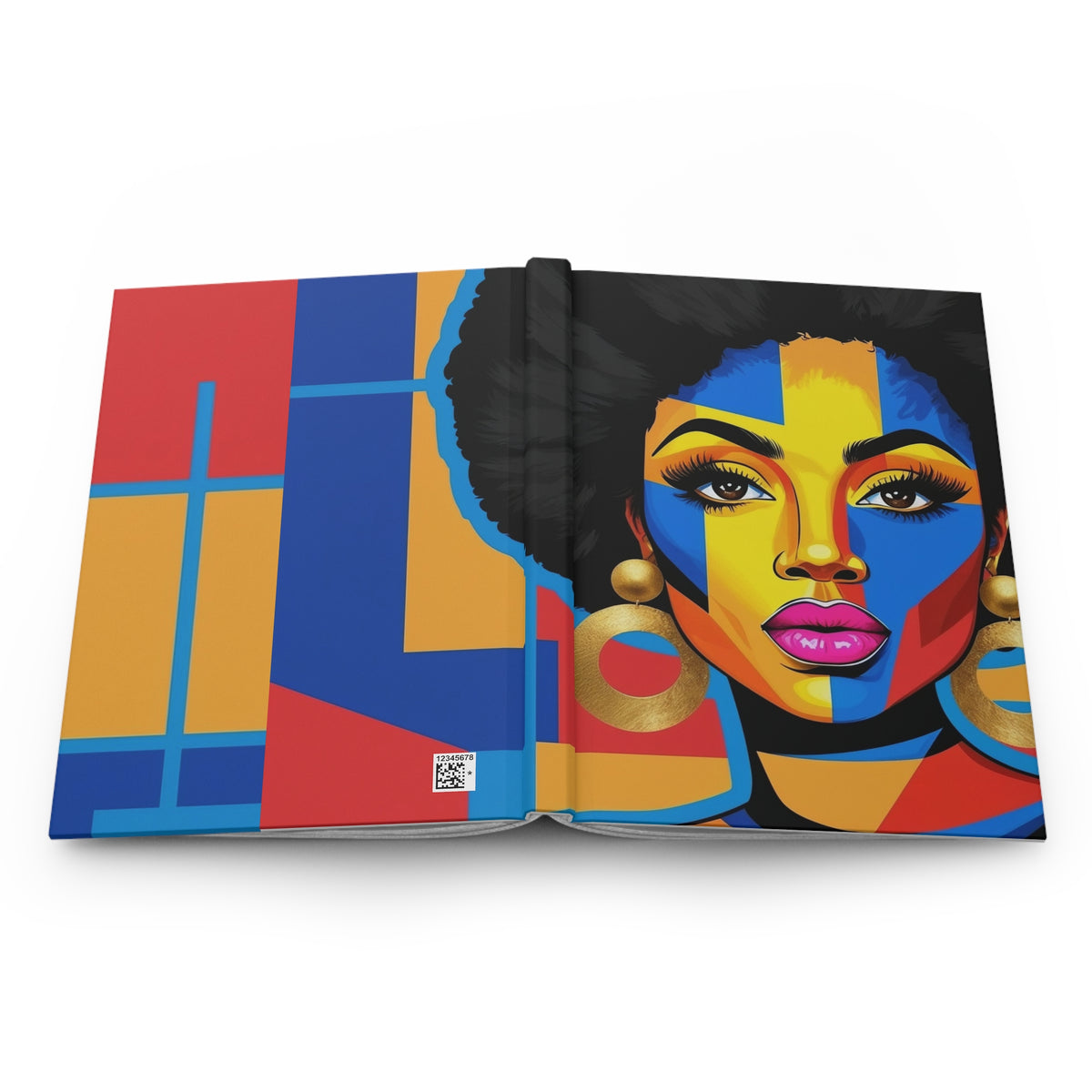 Black Woman Hardcover Journal