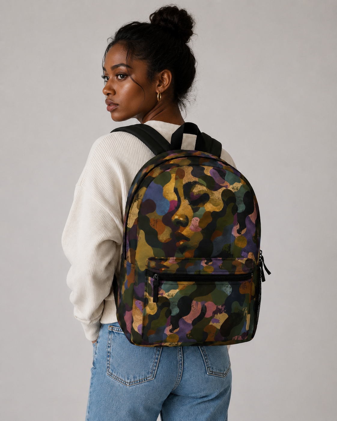 Urban Camo Pattern Backpack