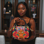Afro Golden Girl Chic Crossbody Bag